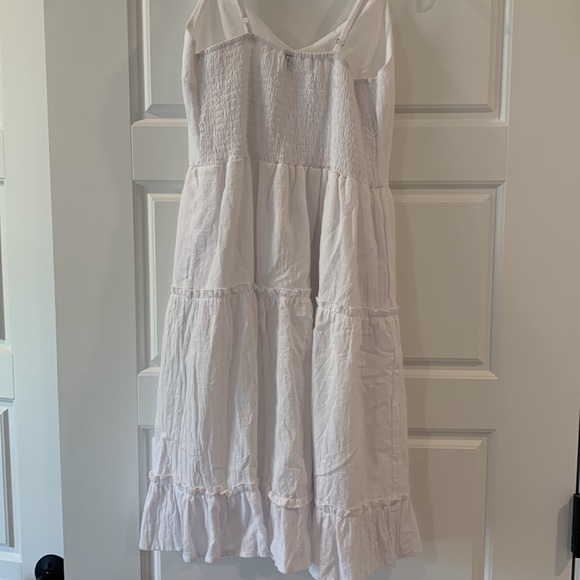 White Ruffled Dress - Picture 4 of 8